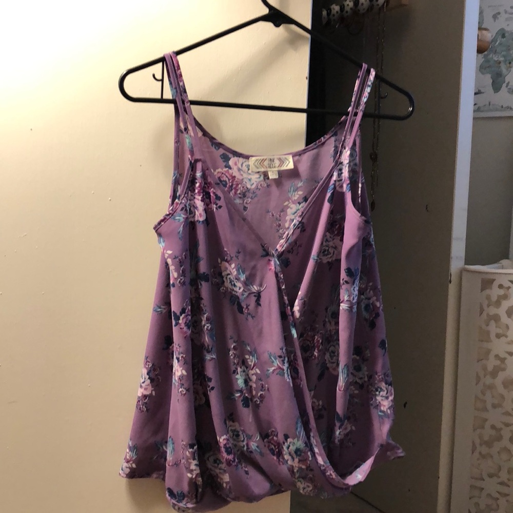Flowery tank top